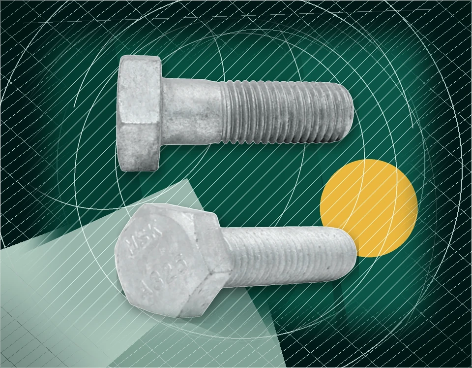 Parafuso sextavado galvanizado