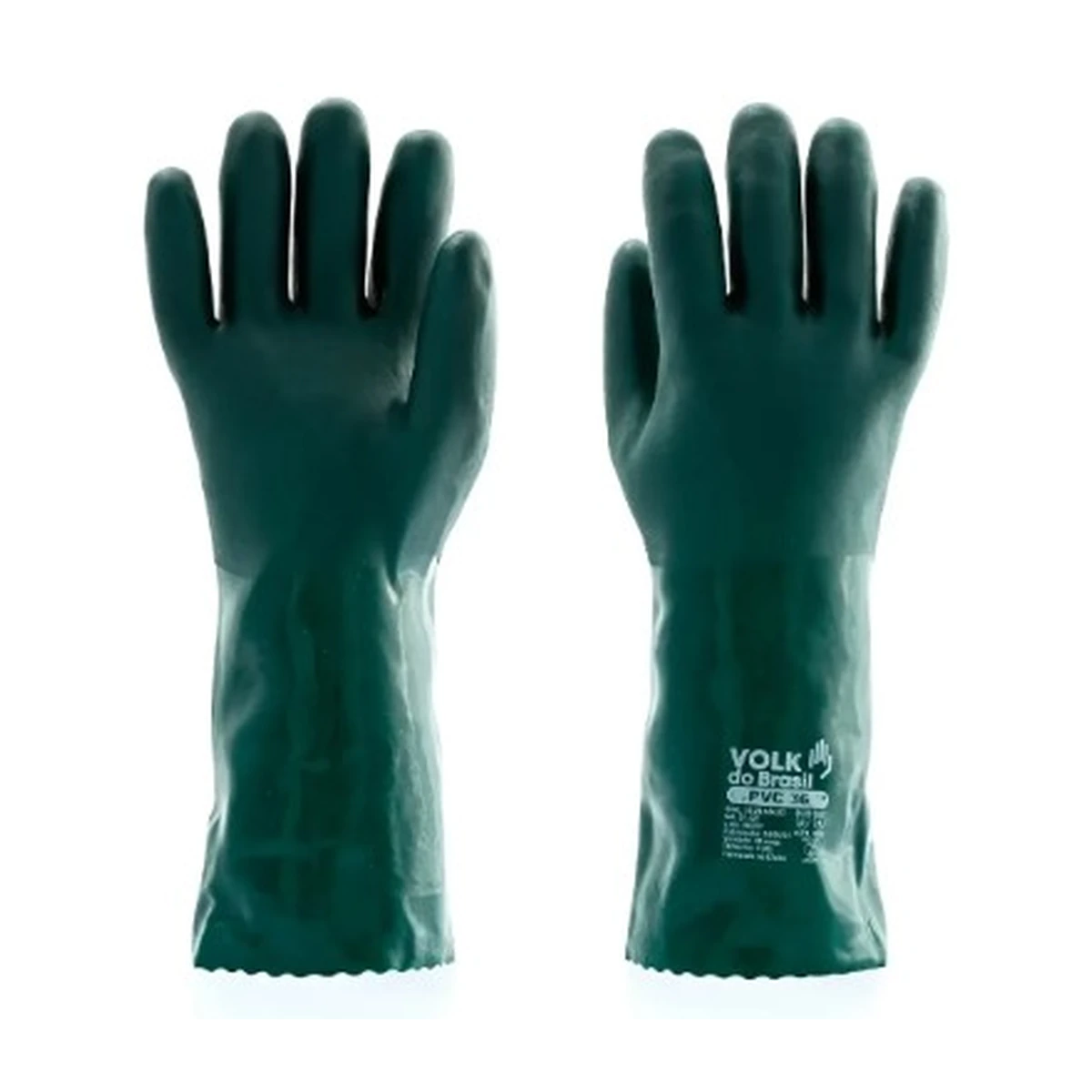 Luva nitrílica industrial verde tam 10 shark CA 51579 Proguard