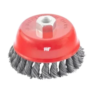 Escova copo aço carb trançado 4 1/2 Ineb
