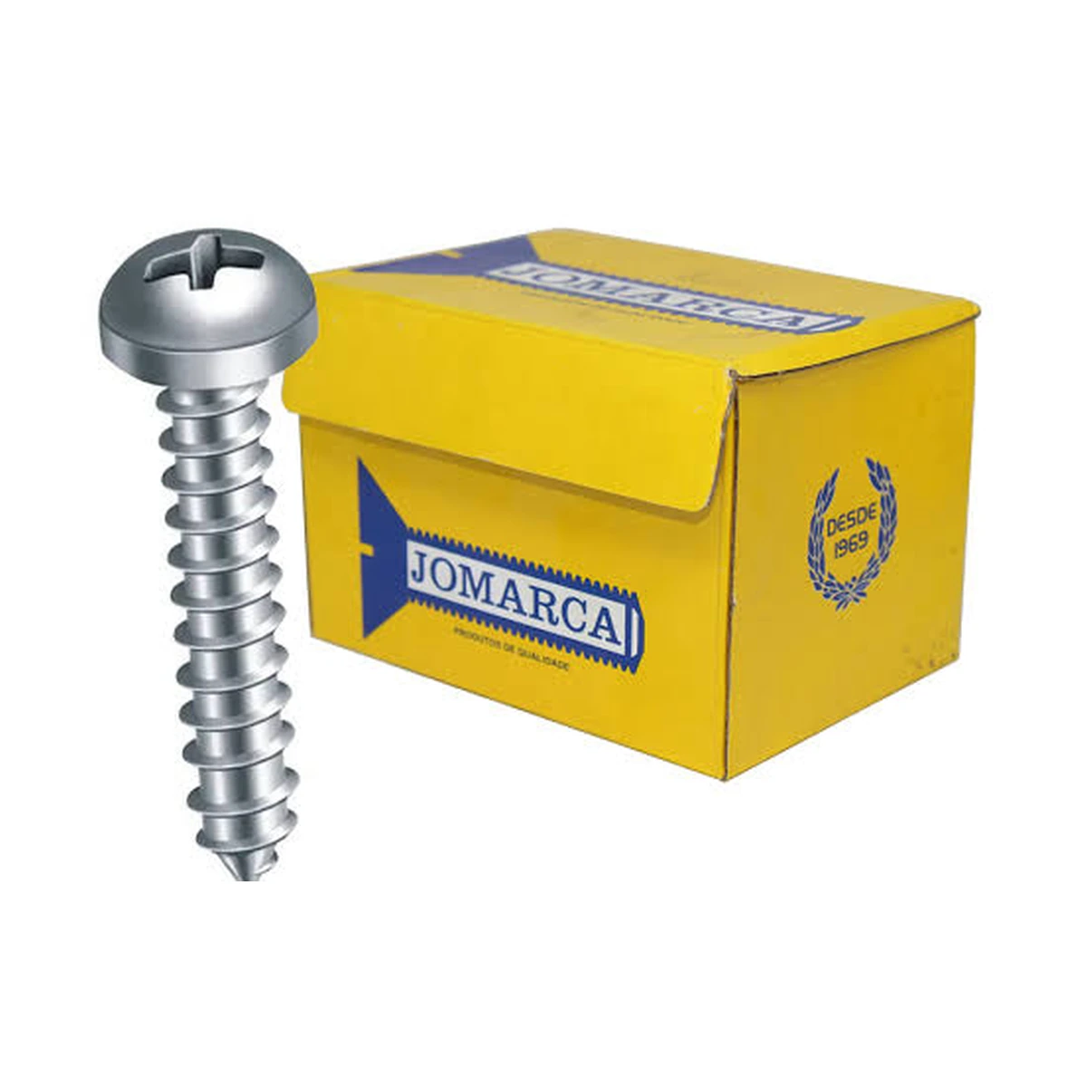 Parafuso autoatarraxante panela Phillips — zincado