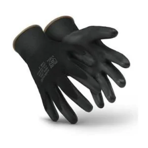 Luva PU tátil 1003 preta tam 9 CA 32034 Super Safety