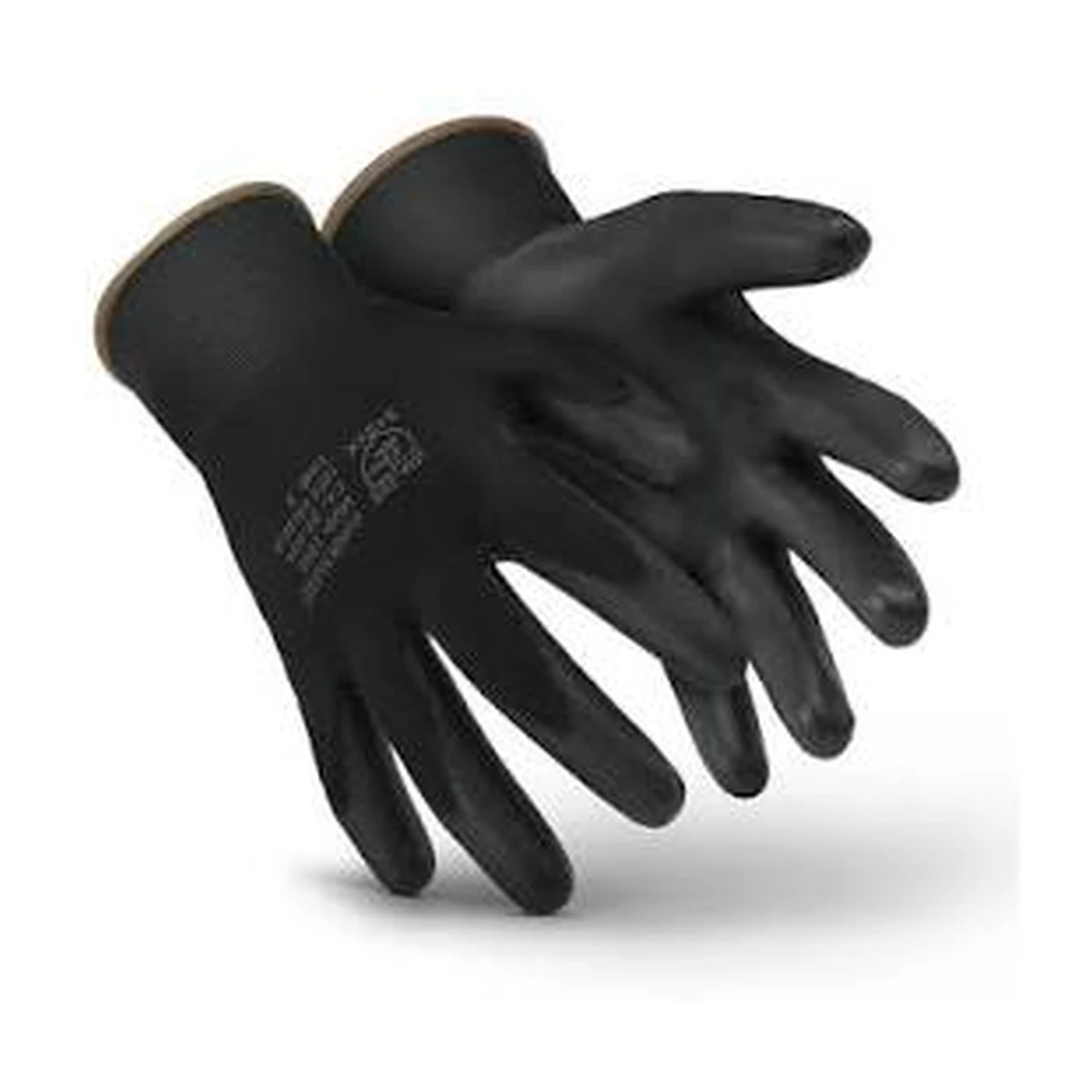 Luva PU tátil 1003 preta tam 9 CA 32034 Super Safety