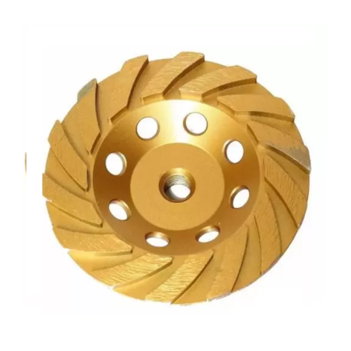 Rebolo segmentado, diamantado, duas linhas, rosca M14, 115 mm, 1 peça — MTX