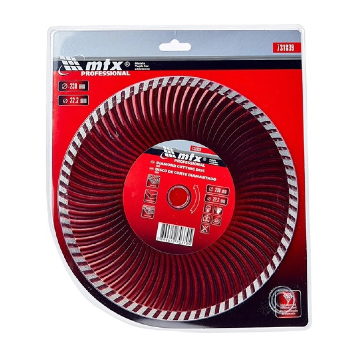 Disco diamantado turbo MTX